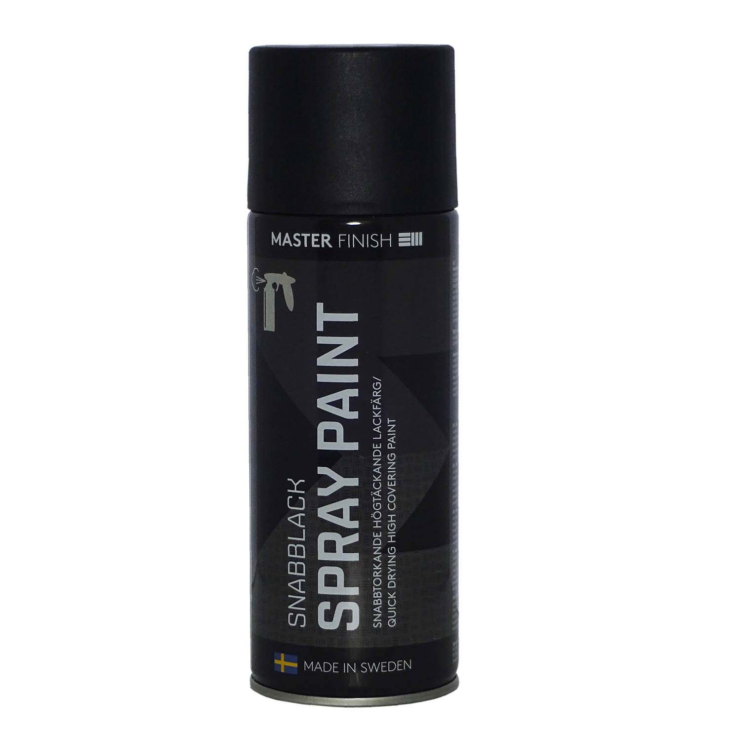 Master Spray Paint Black Matt RAL9005 Gloss 0-10  