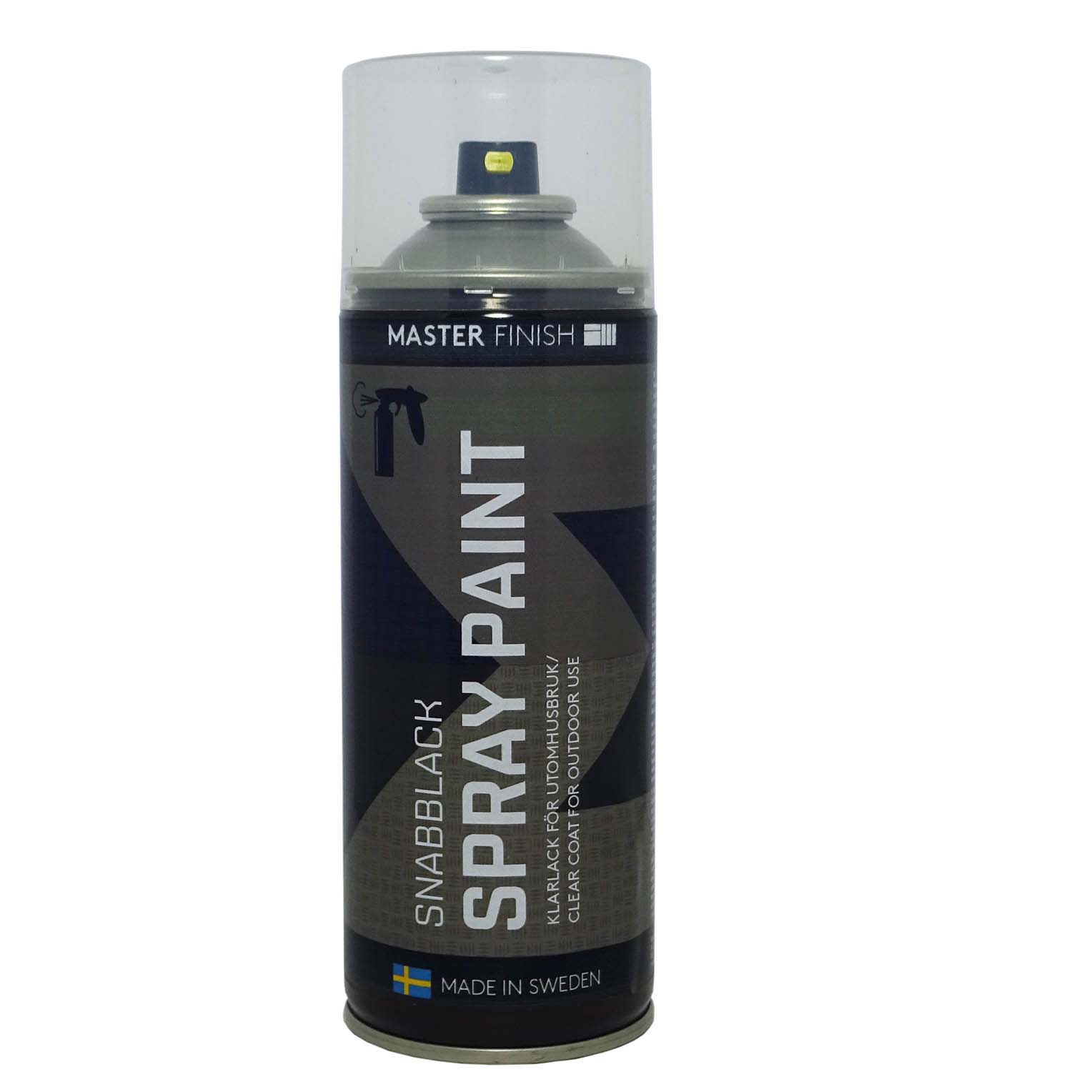 Master Spray Paint Clear Coat Outdoors Gloss 85-95