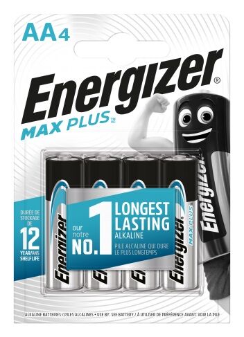 Energizer Max Plus AA/LR6, 4-pack