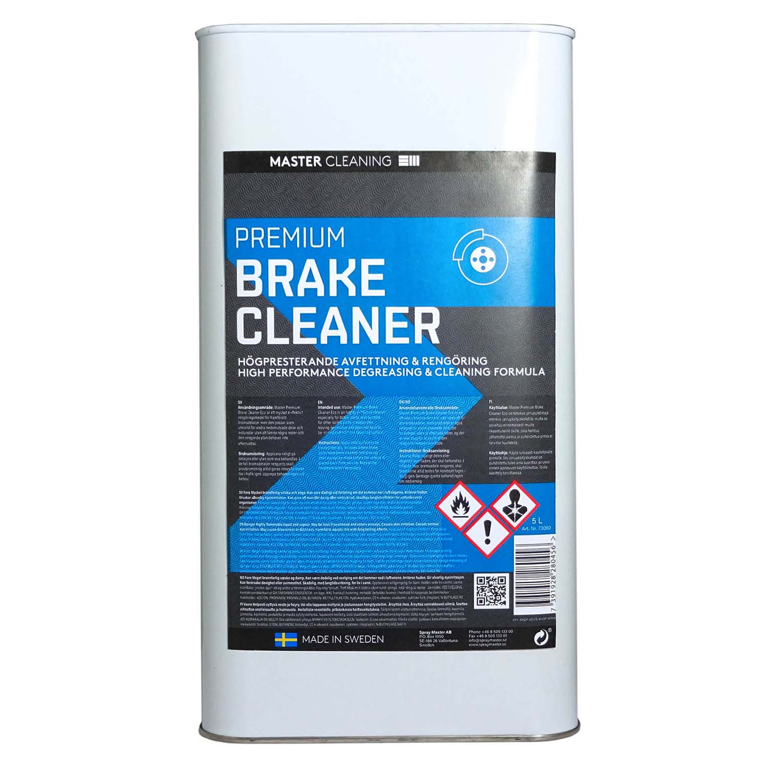 Master Premium Brake Cleaner, 5 L