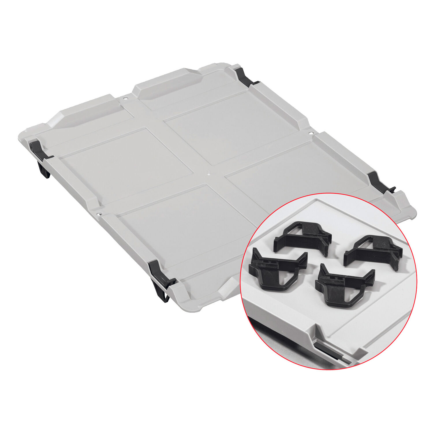 Lock inkl 4st Snäpplås till Eurobox NextGen 40x30cm