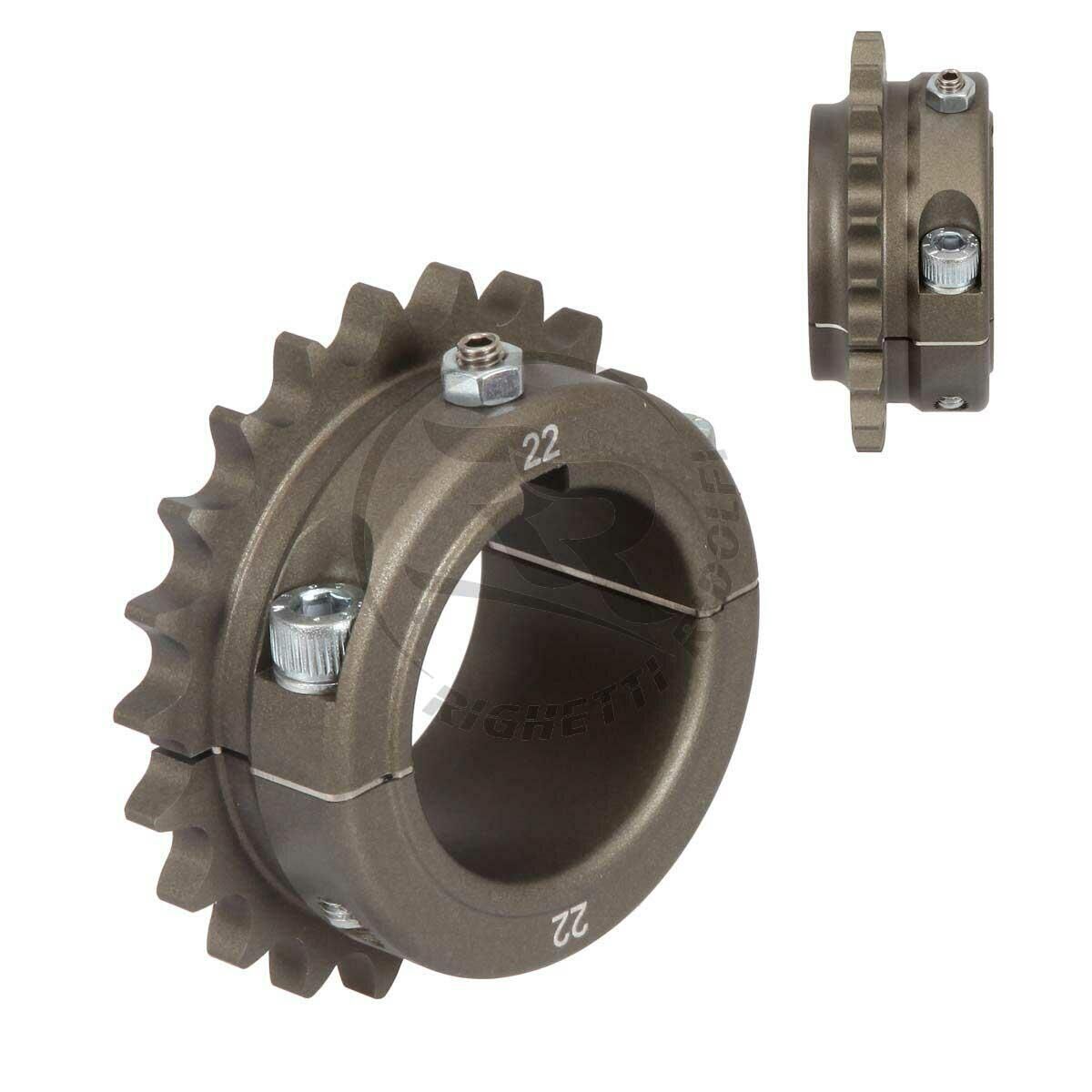 Bakdrev KZ RR 428 Alu Ø50mm - 22T