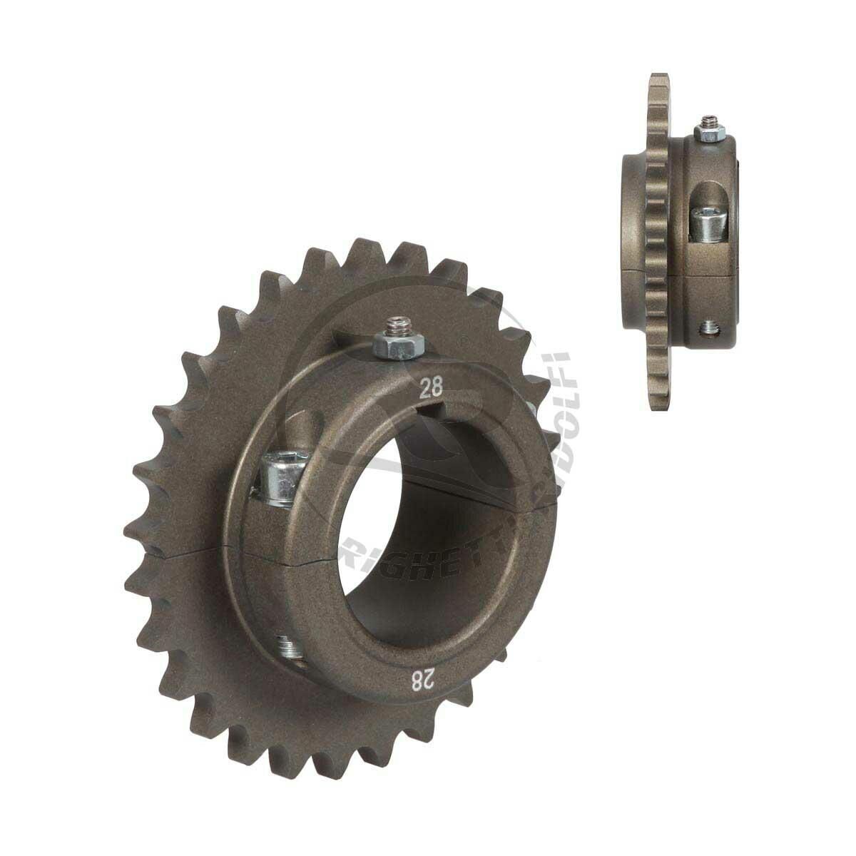 Bakdrev KZ RR 428 Alu Ø50mm - 28T