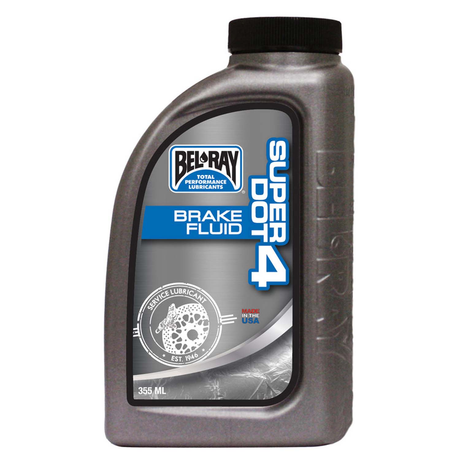 Bel-Ray Super DOT 4 Brake Fluid, 0.355L