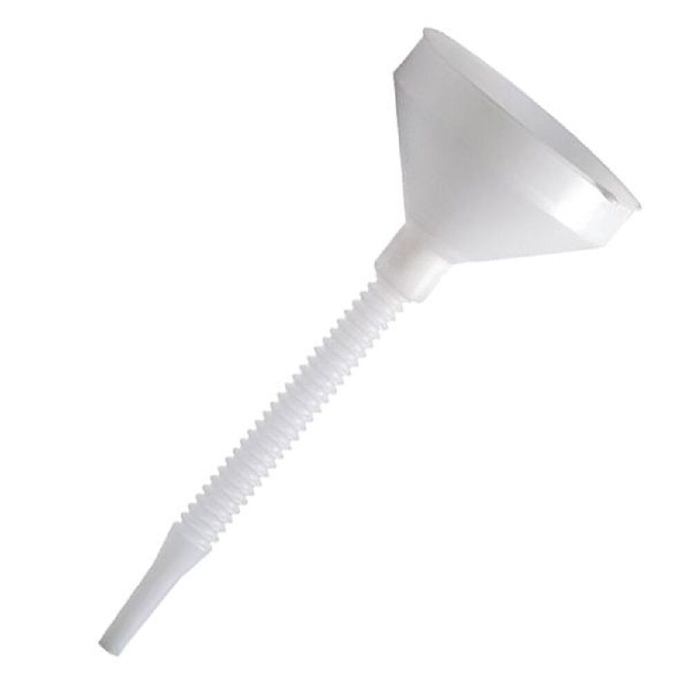 Bensintratt med sil och flexrör 