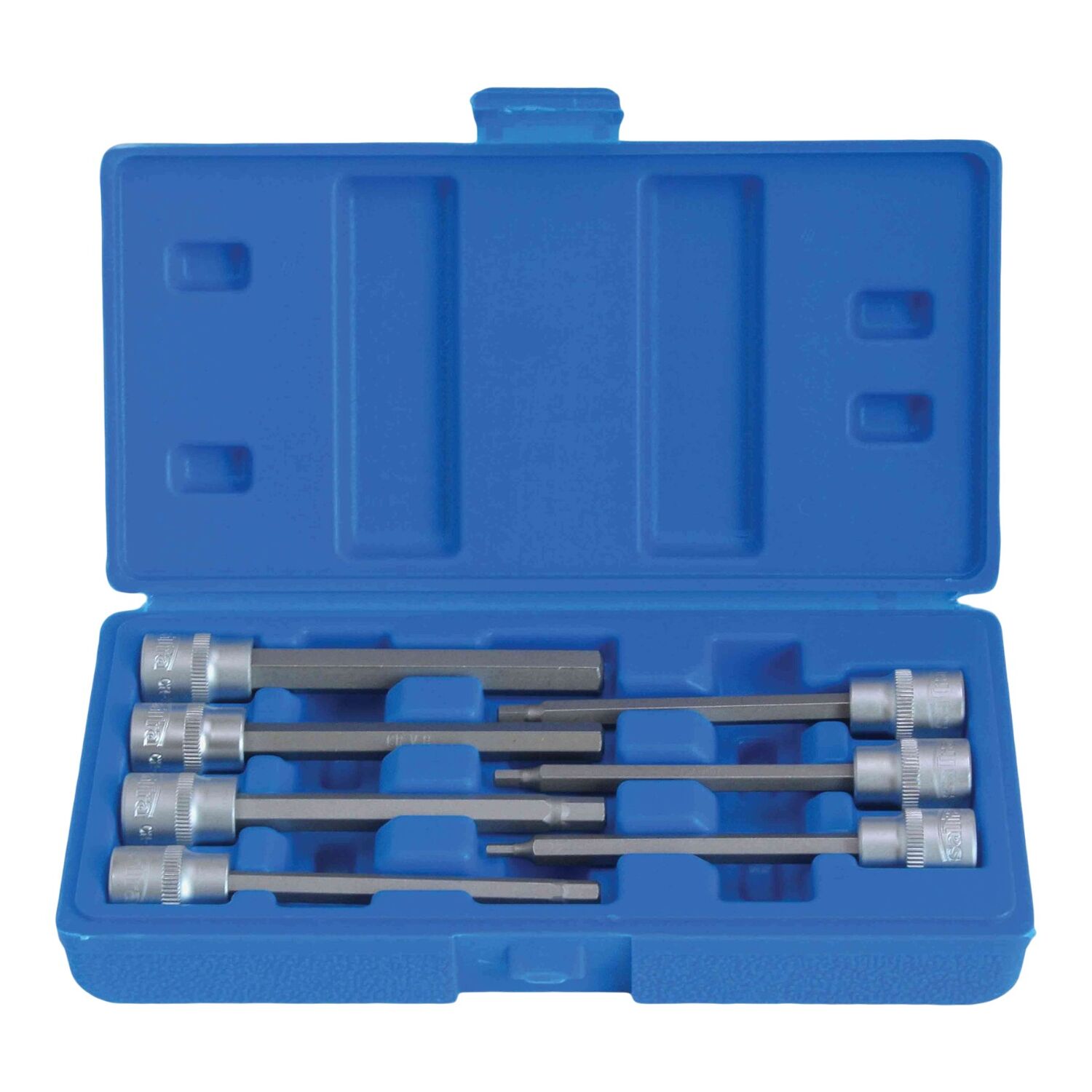 Hylsbitssats 3/8” 110mm Insex 4-10mm, 7 delar