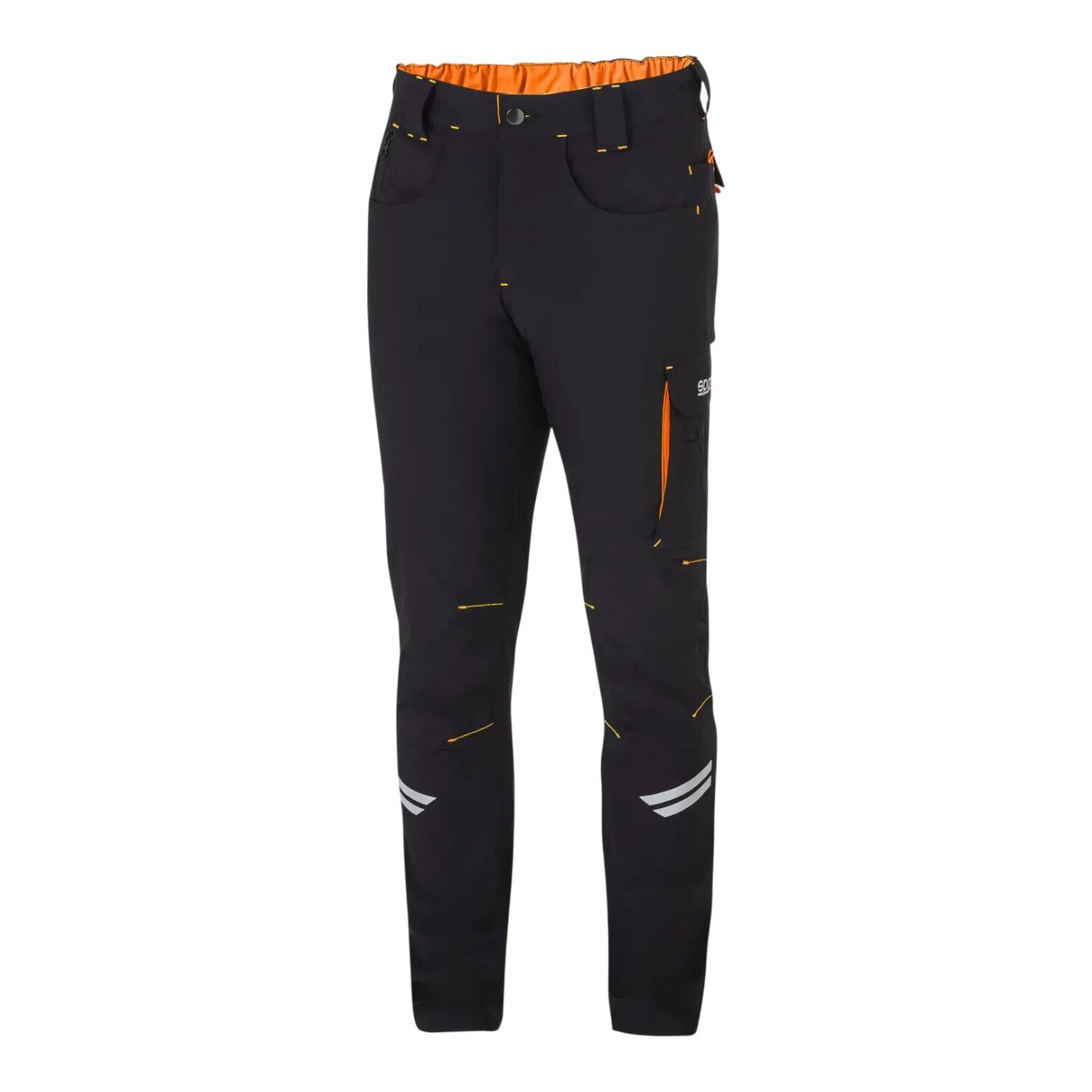 Byxor Sparco Kansas, Svart/Orange - XS