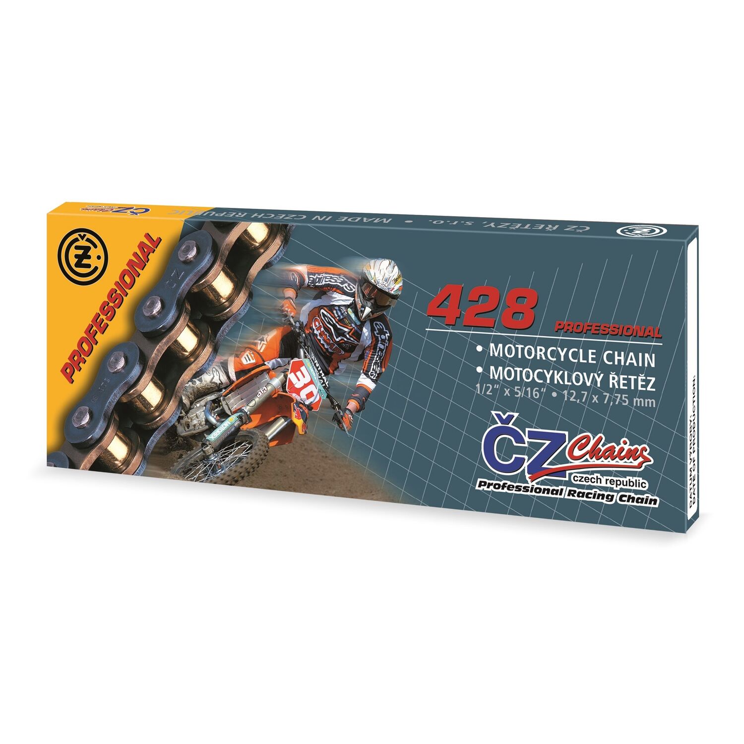CZ MXG 428 KZ Kedja - Per länk
