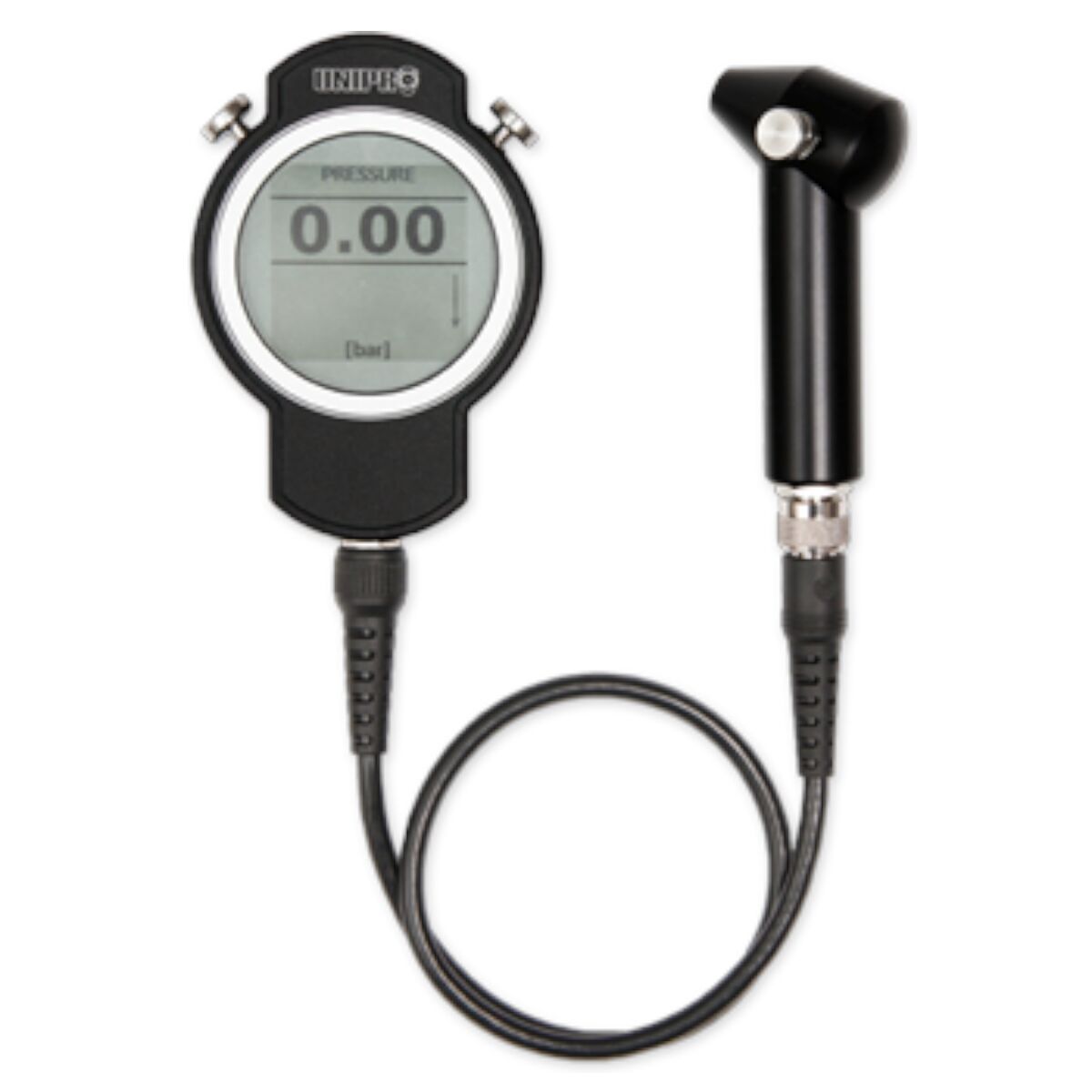 Däcktrycksmätare, digital, Unitire V2 Svart
