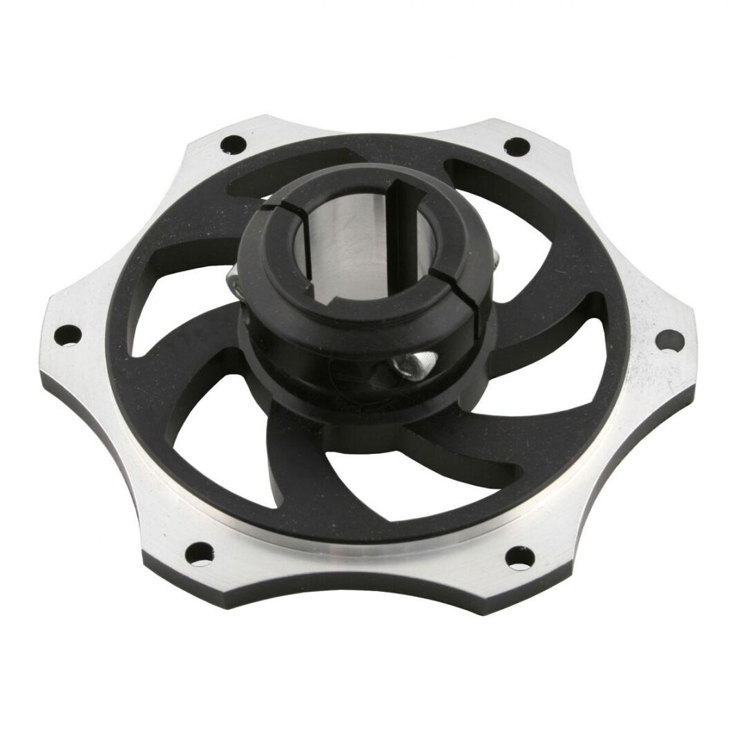 Drevcentrum 30mm Aluminium Svart