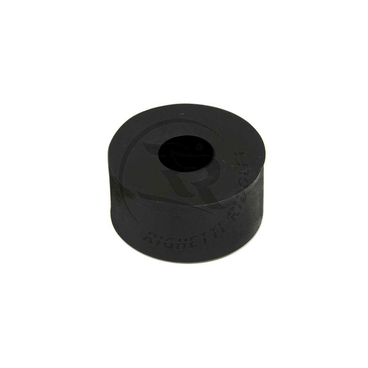 Gummidistans, Svart M8/M10 Ø30x15mm