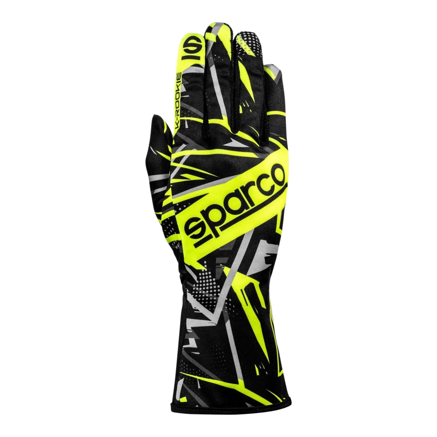 Handskar Sparco K-Rookie Svart/Gul - Välj Strl