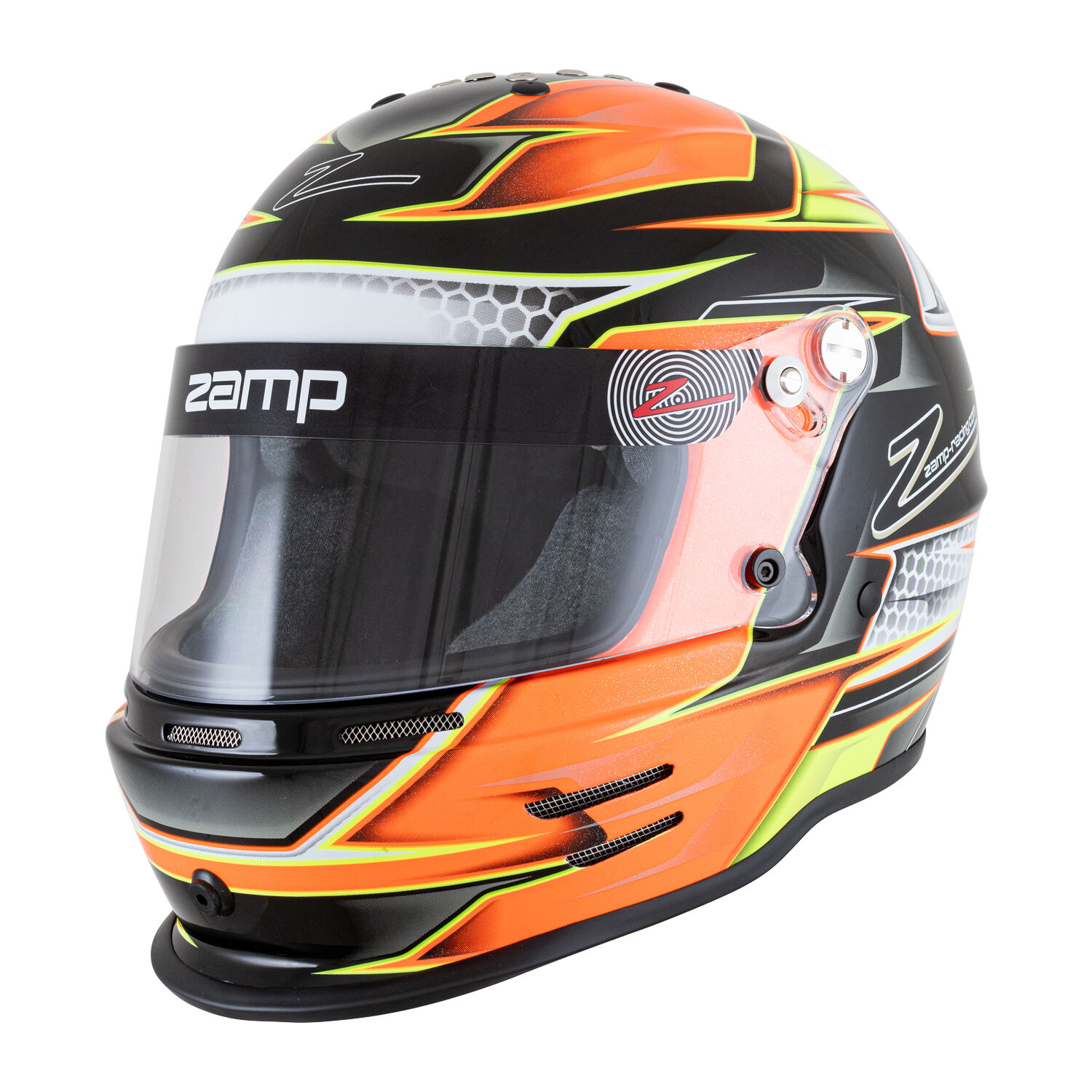 Hjälm Zamp RZ-42 CMR, Orange/Gul - 52