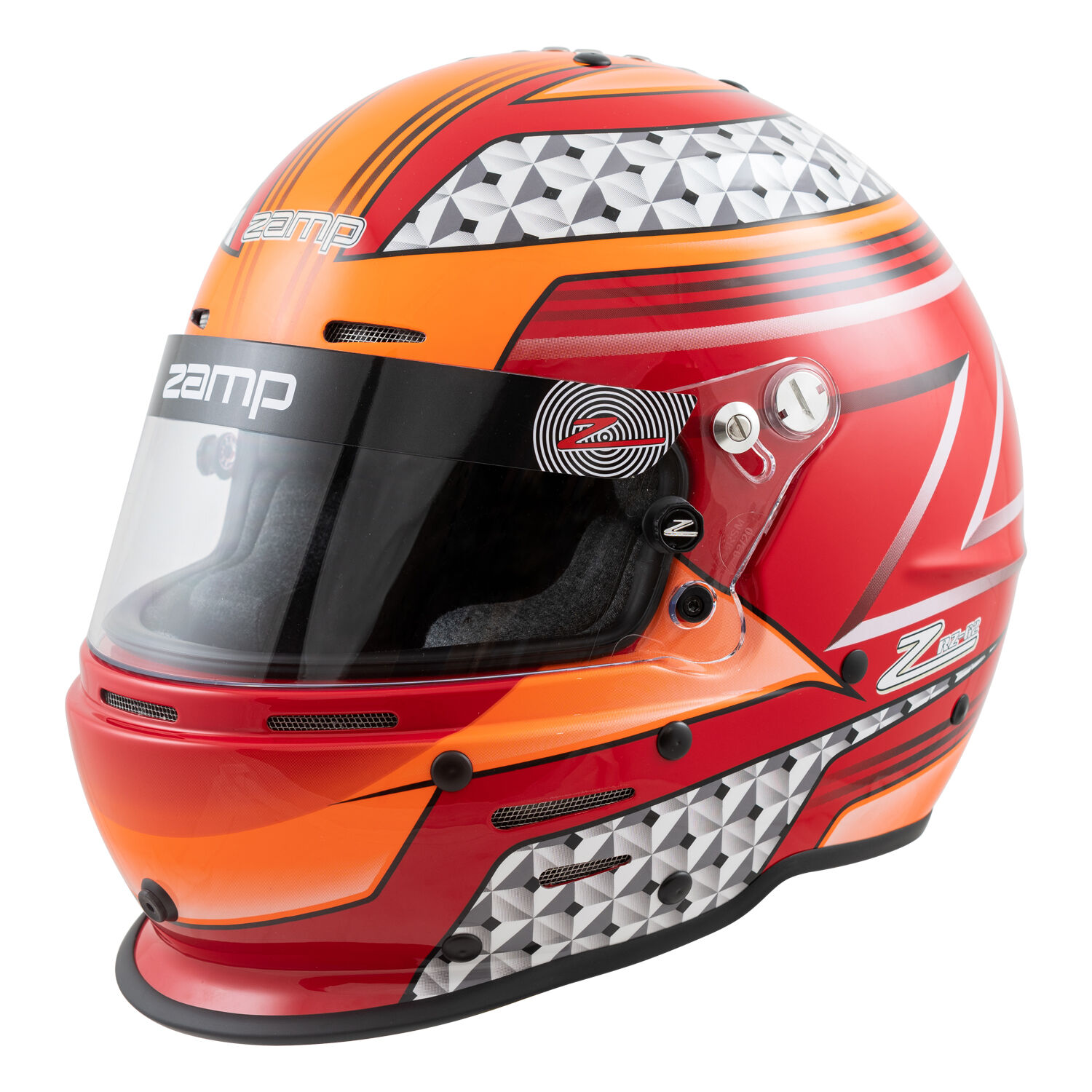 Hjälm Zamp RZ-62 SA-2020, Röd/Orange - M