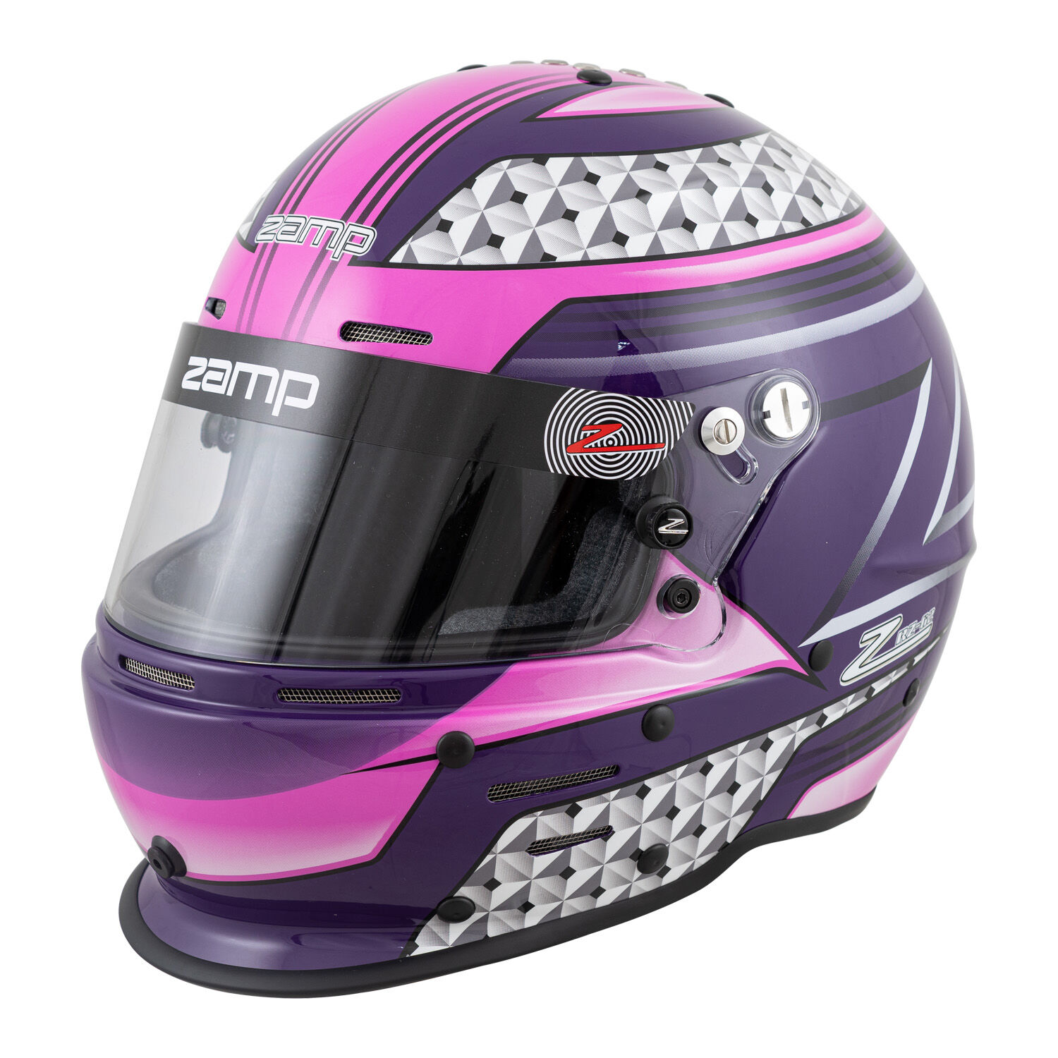 Hjälm Zamp RZ-62 SA-2020, Rosa/Lila - XL