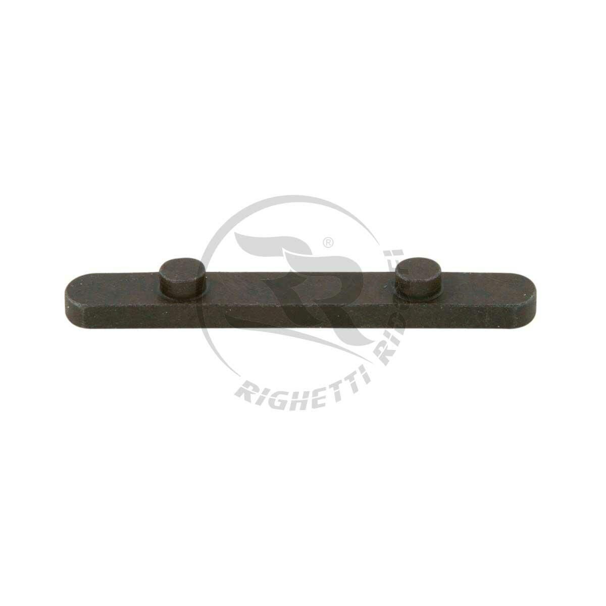 Bakaxelkil 8x3x60mm, 2 tappar Ø7,4mm, CC 34mm