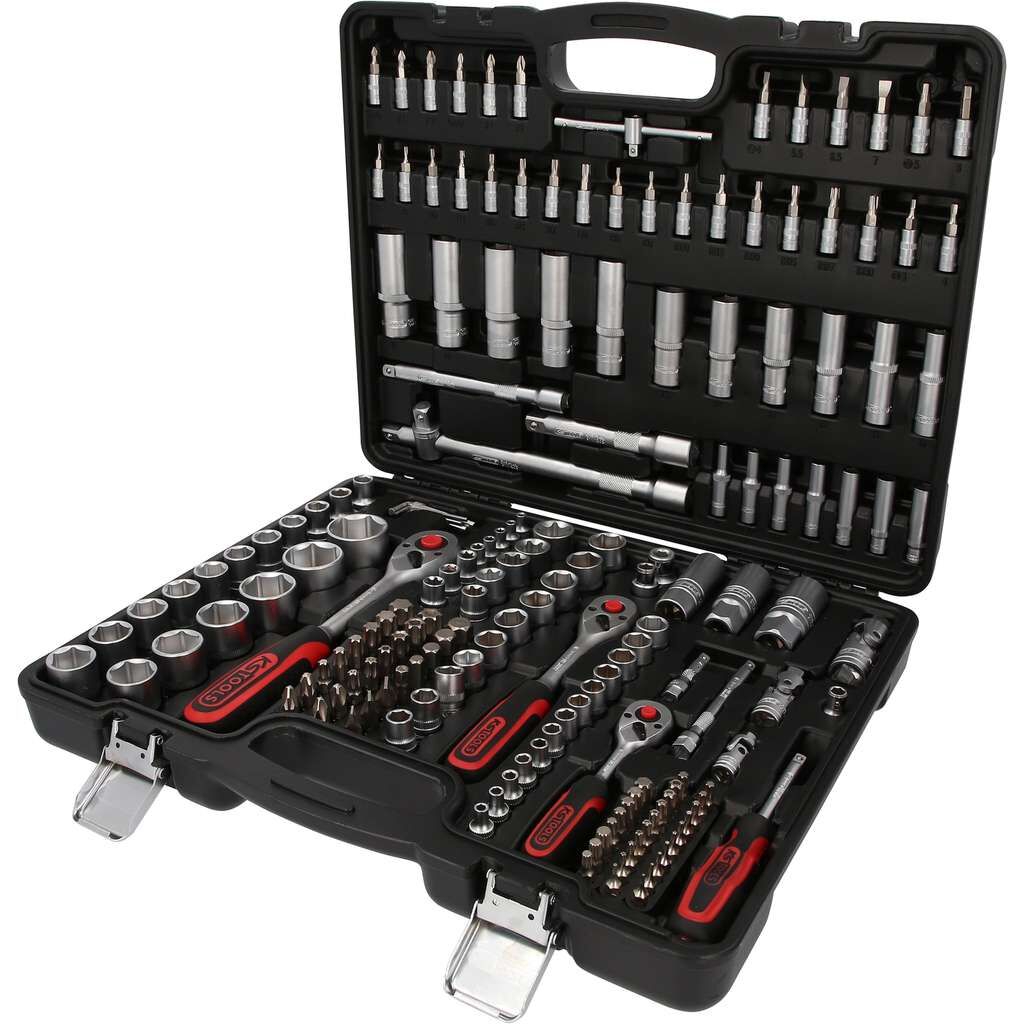 KS Hylsnyckelsats 1/4”, 3/8”, 1/2” - 179 delar