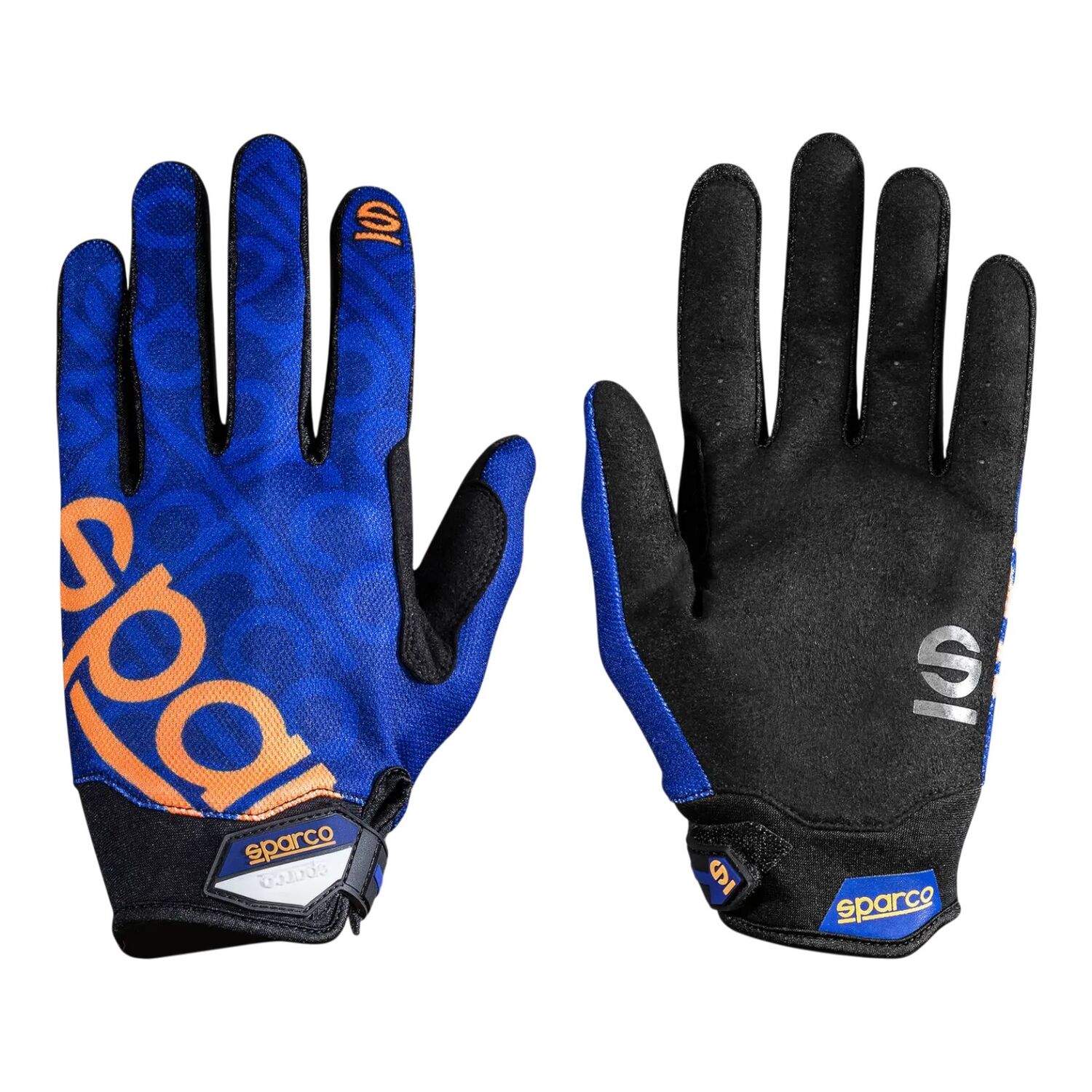 Mekanikerhandskar Sparco Meca-3, Blå/Orange - S