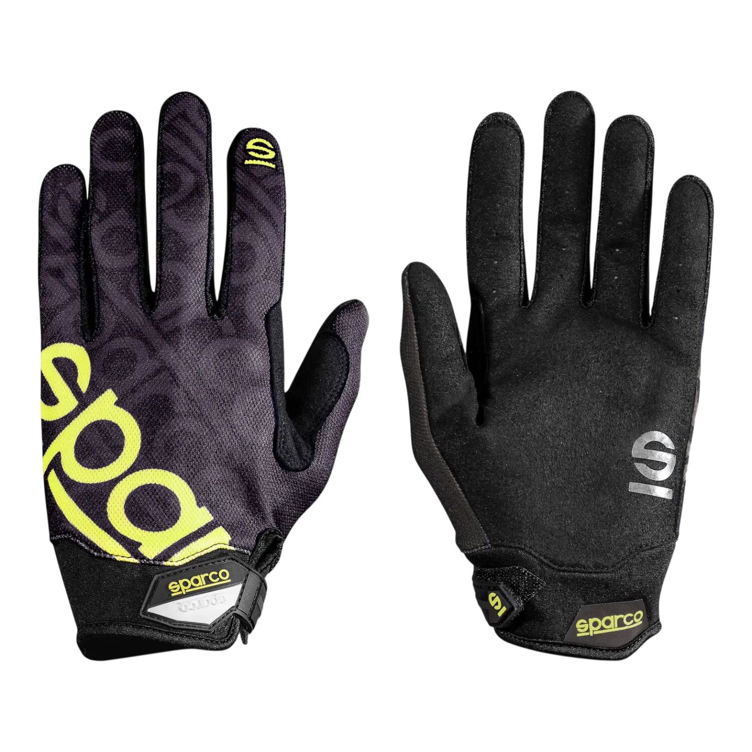 Mekanikerhandskar Sparco Meca-3, Svart/Gul - S