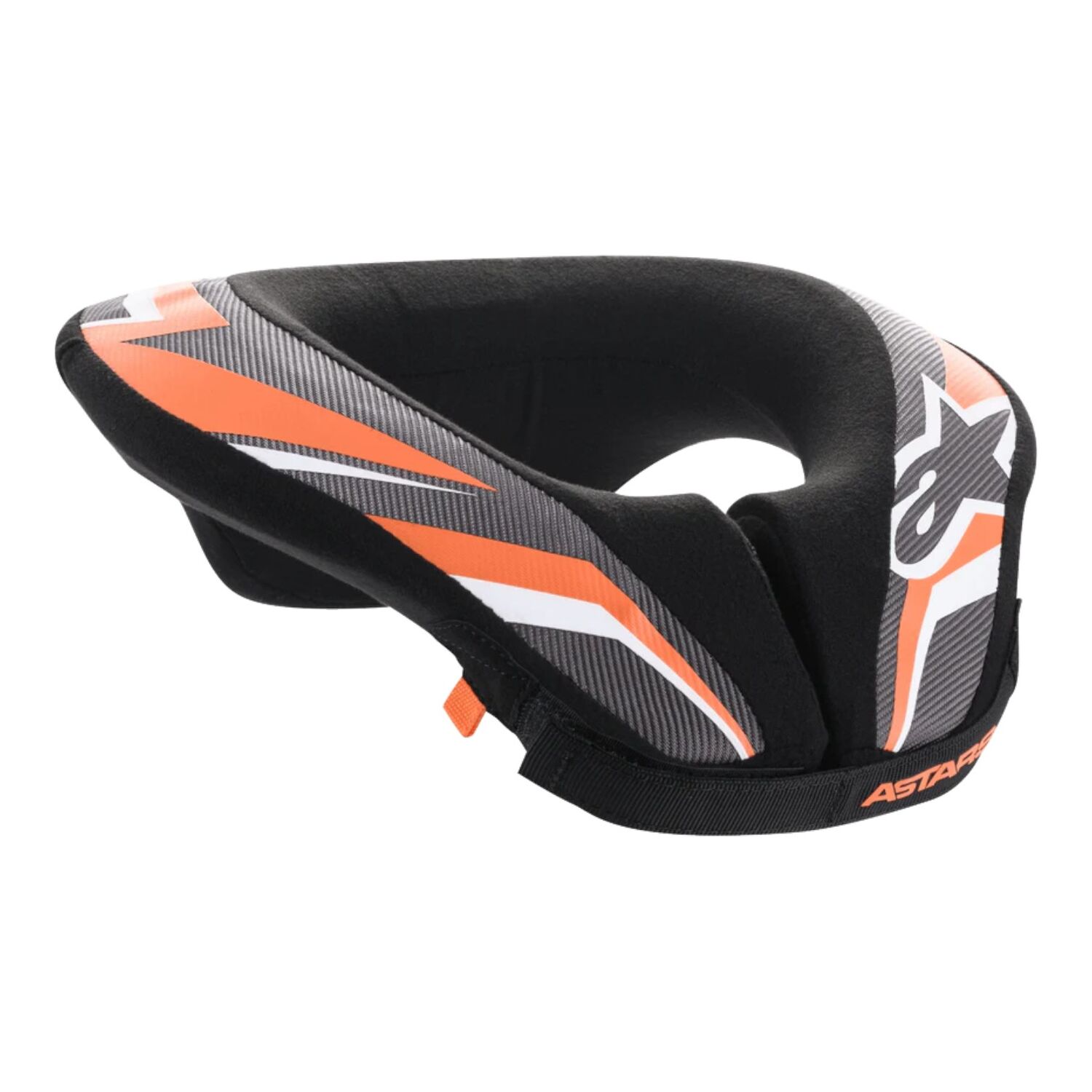 Nackskydd Alpinestars Sequence, Svart/Orange - L/XL (10+ år)