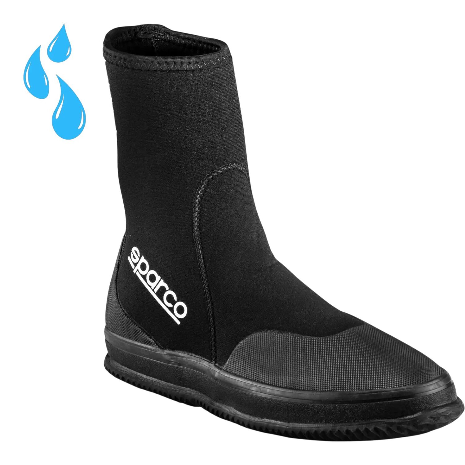 Sparco WP Boots Neopren, Svart - 38