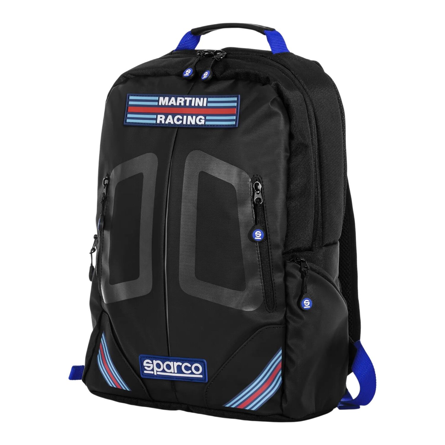 Ryggsäck Sparco Stage, Svart/Blå - Martini Racing