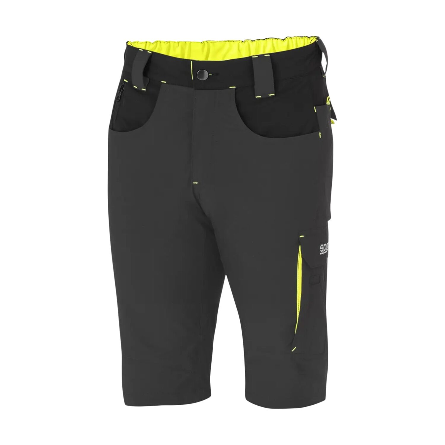 Shorts Sparco Laredo, Grå/Gul - M