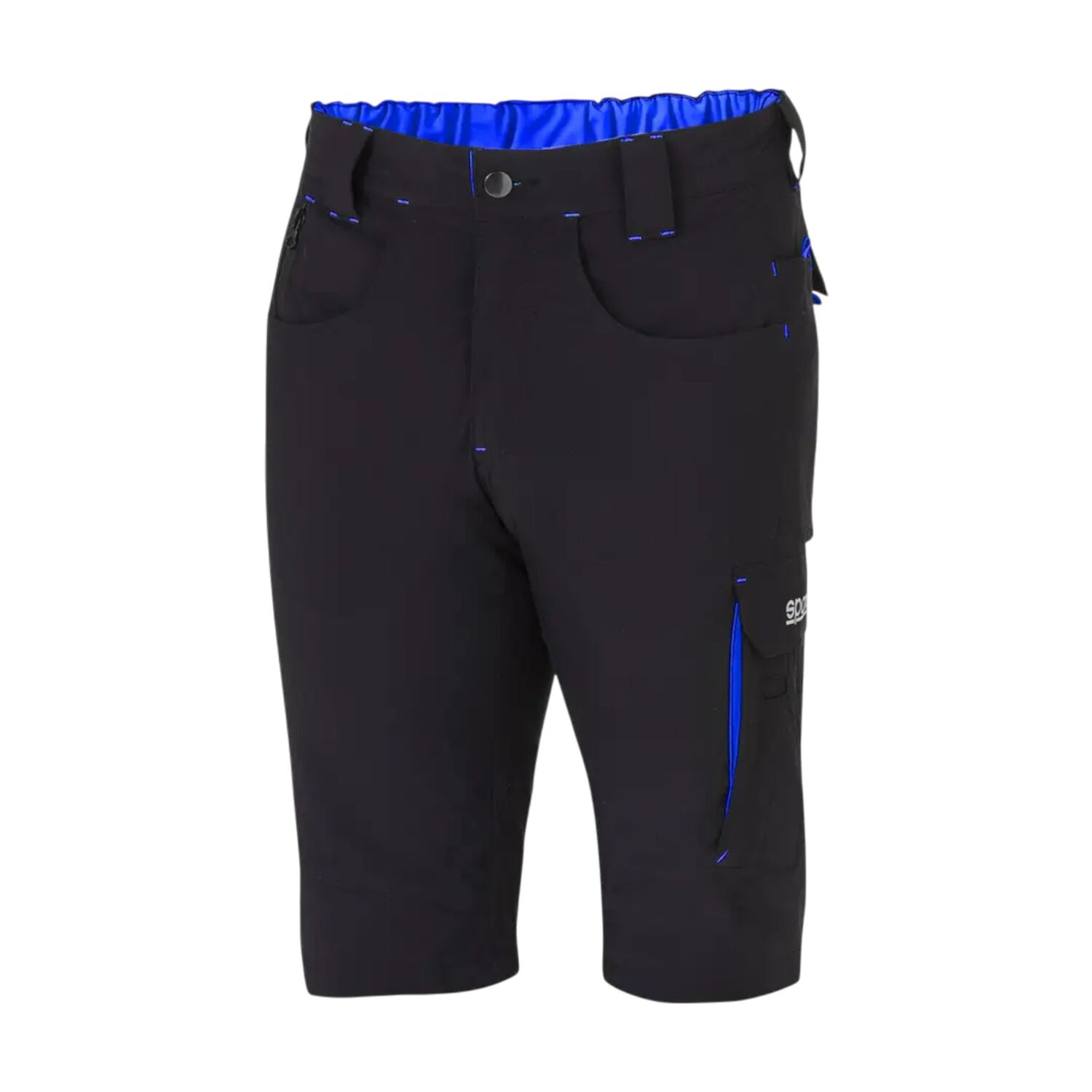 Shorts Sparco Laredo, Svart/Blå - XXL