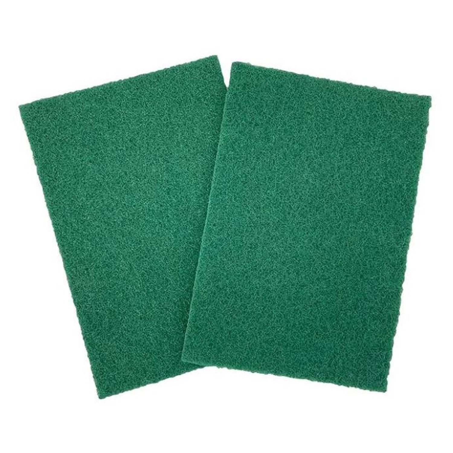 Skrubbnylon (Grön, med slipmedel), 22x15cm