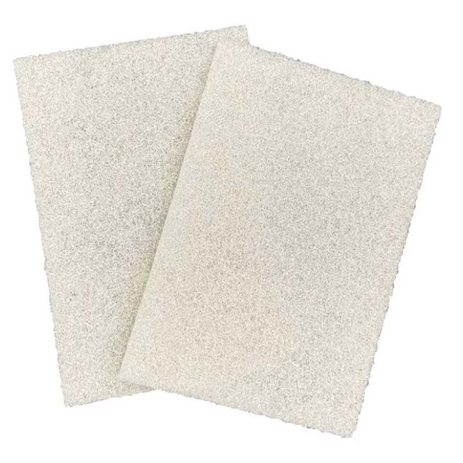 Skrubbnylon (Vit, utan slipmedel), 22x15 cm