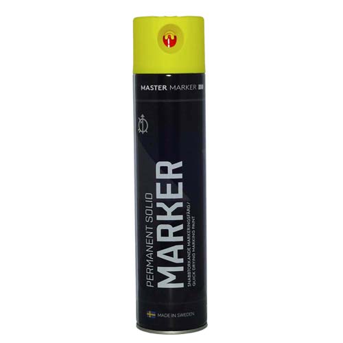 Master Marker Permanent Solid Yellow