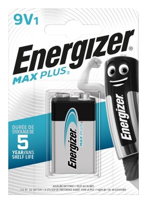 Energizer Max Plus 9V, 1-pack