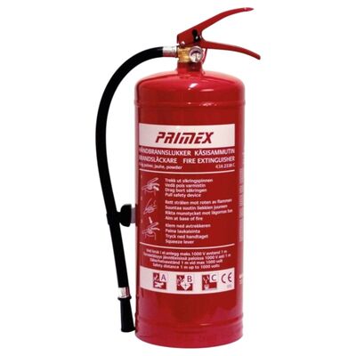 Brandsläckare Pulver 6kg 43A 233B C