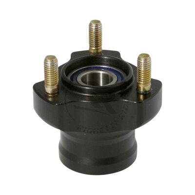 Hub framfälg Alu Svart L50mm, Ø17mm