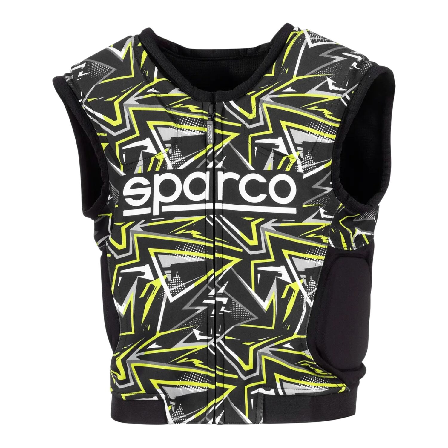 Sparco SJ Pro K-3 Väst, Svart/Gul - XL