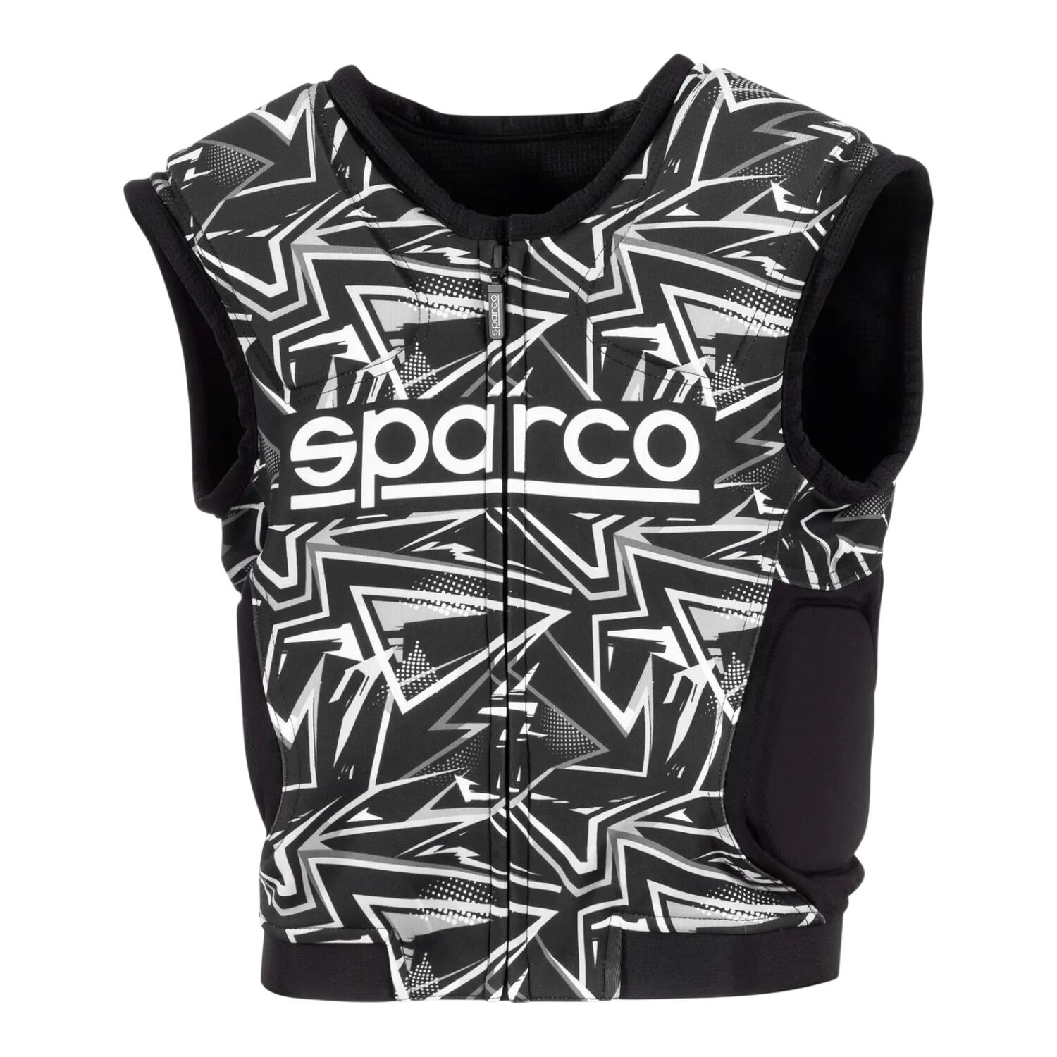 Sparco SJ Pro K-3 Väst, Svart/Vit - 130