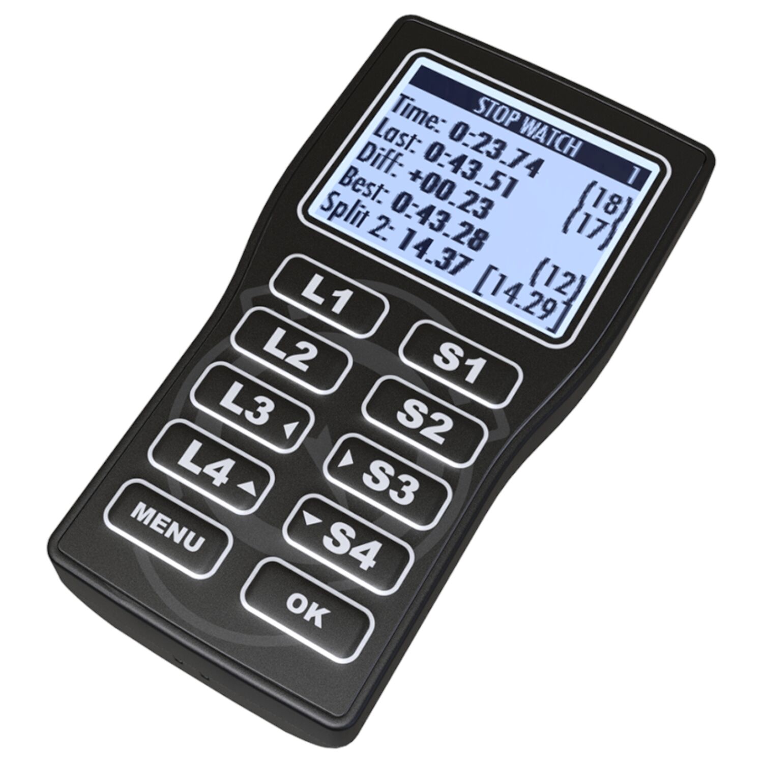 Tidtagarur Unistop V2 Svart