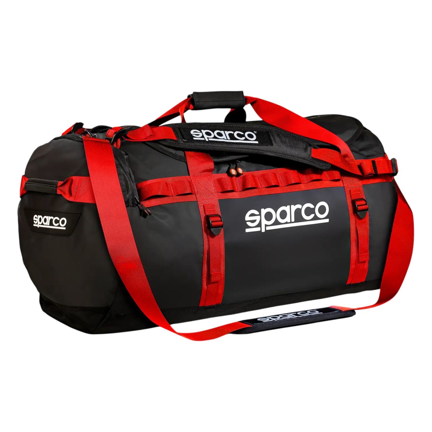 Väska Sparco Dakar L Duffle Bag, Svart/Röd