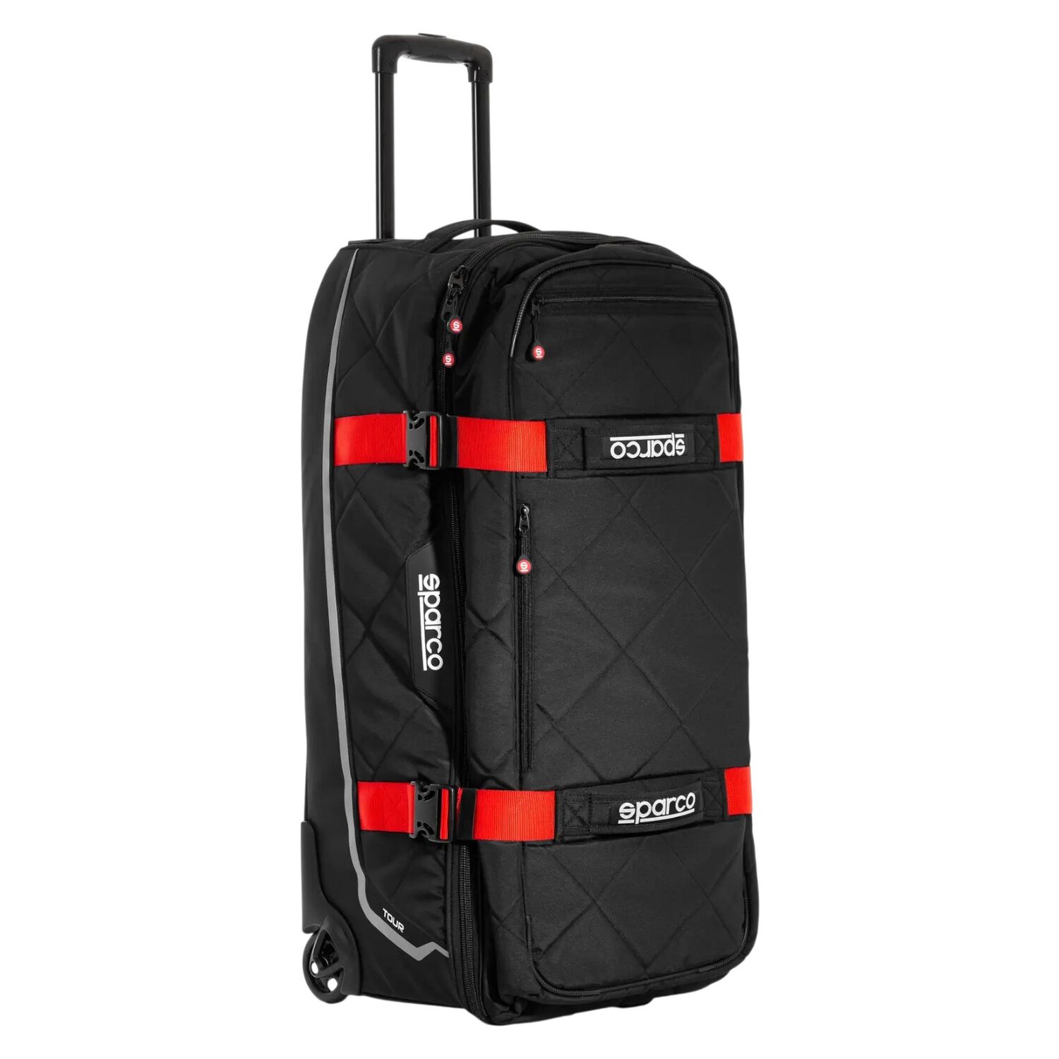 Väska Sparco Tour Trolley, Svart/Röd