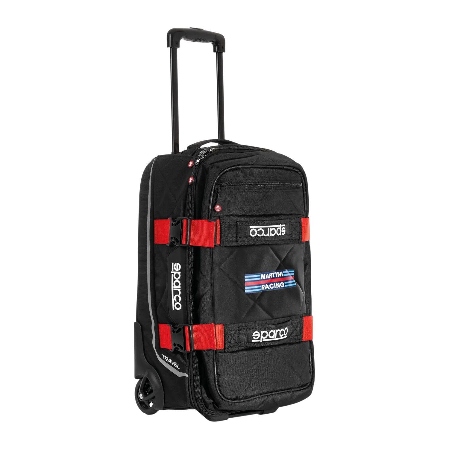 Väska Sparco Travel Trolley, Svart/Röd - Martini Racing