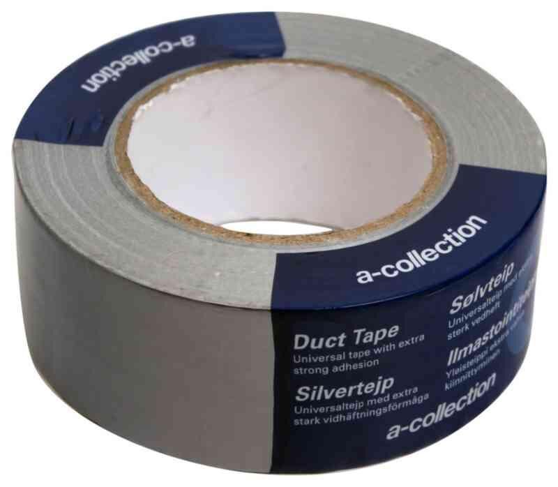 Vävtejp 50mm Silver PE, 50m